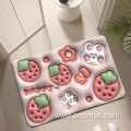 Custom 3D stereoscopic feeling funny printing bath mat